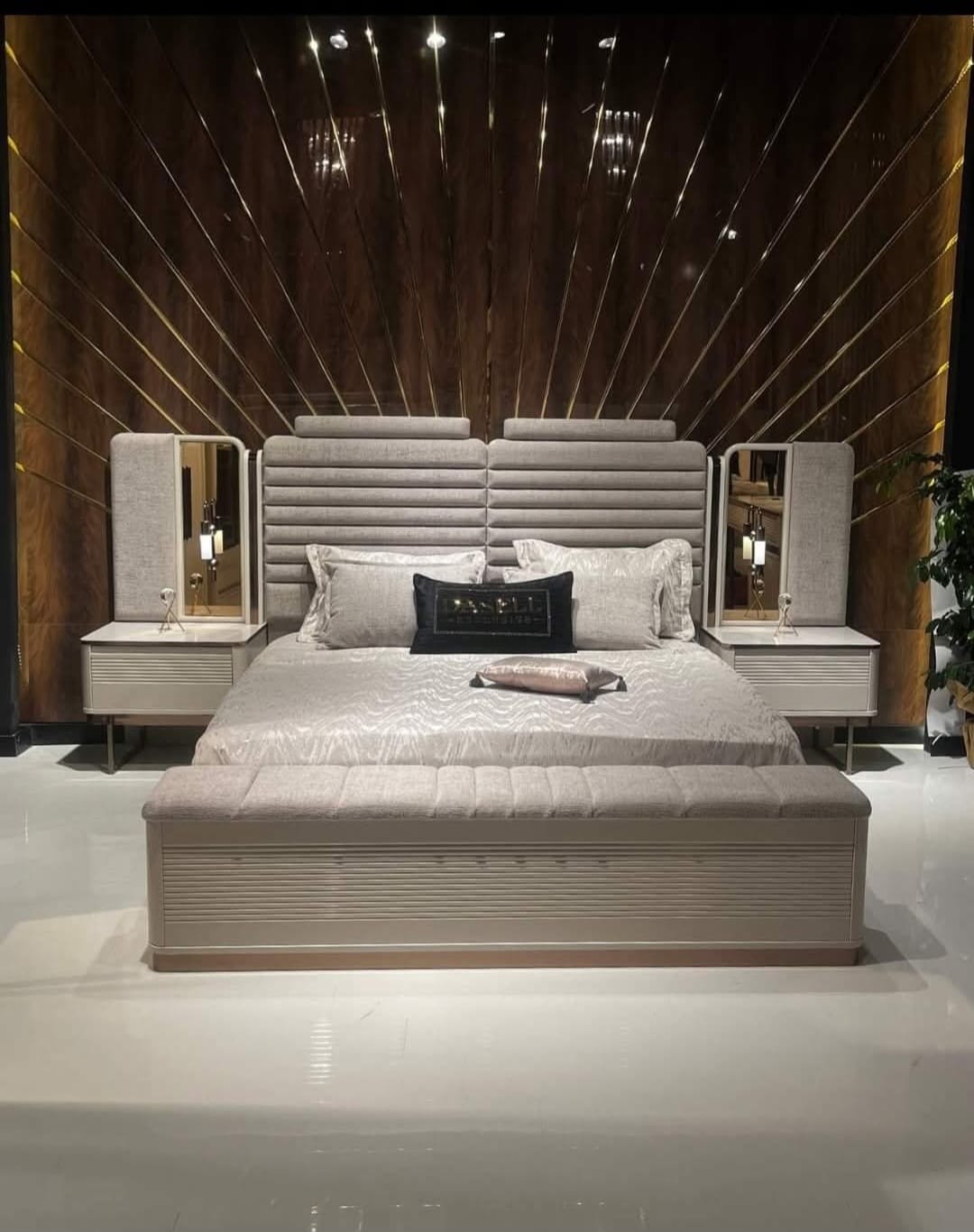 Modern Luxe Channel Bed – Elite Series